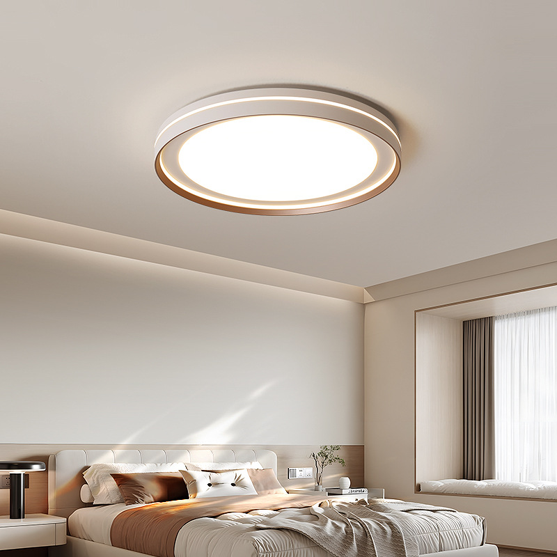 [Selección estricta] lámpara de techo minimalista atmósfera moderna lámpara de habitación principal 2025 nueva lámpara de protección de ojos de espectro completo