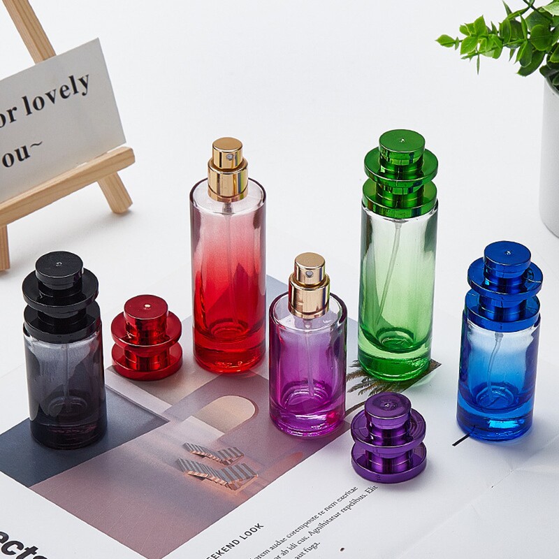スポット 20ml 30ml 円筒サンプル インターネットセレブカラー 直接供給ガラス香水瓶 旅行に便利|undefined