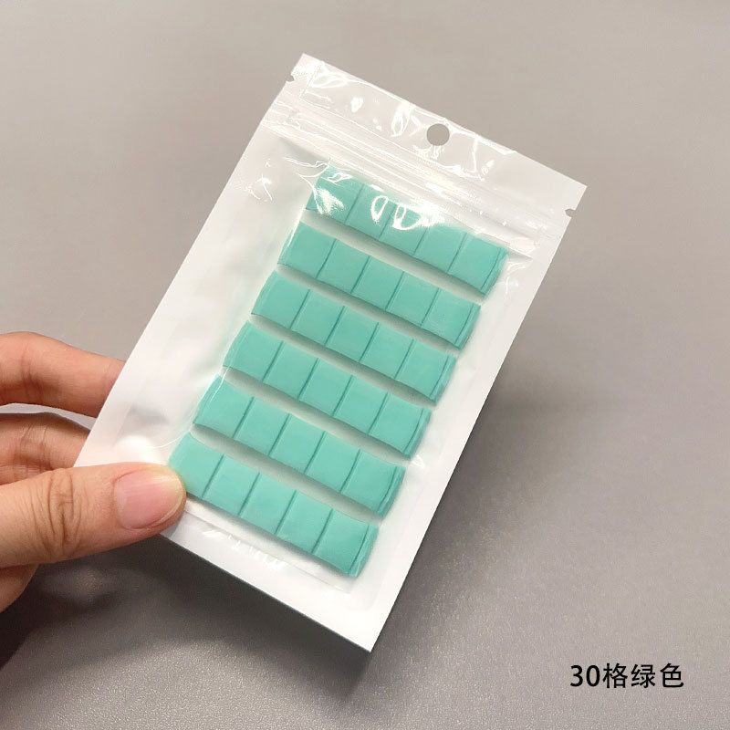 30칸 - 녹색 네일 팁 점토