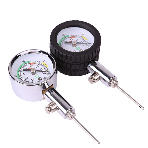 Football, volleyball and basketball game referee special pressure gauge metal ball pressure gauge professional pressure device can be deflated