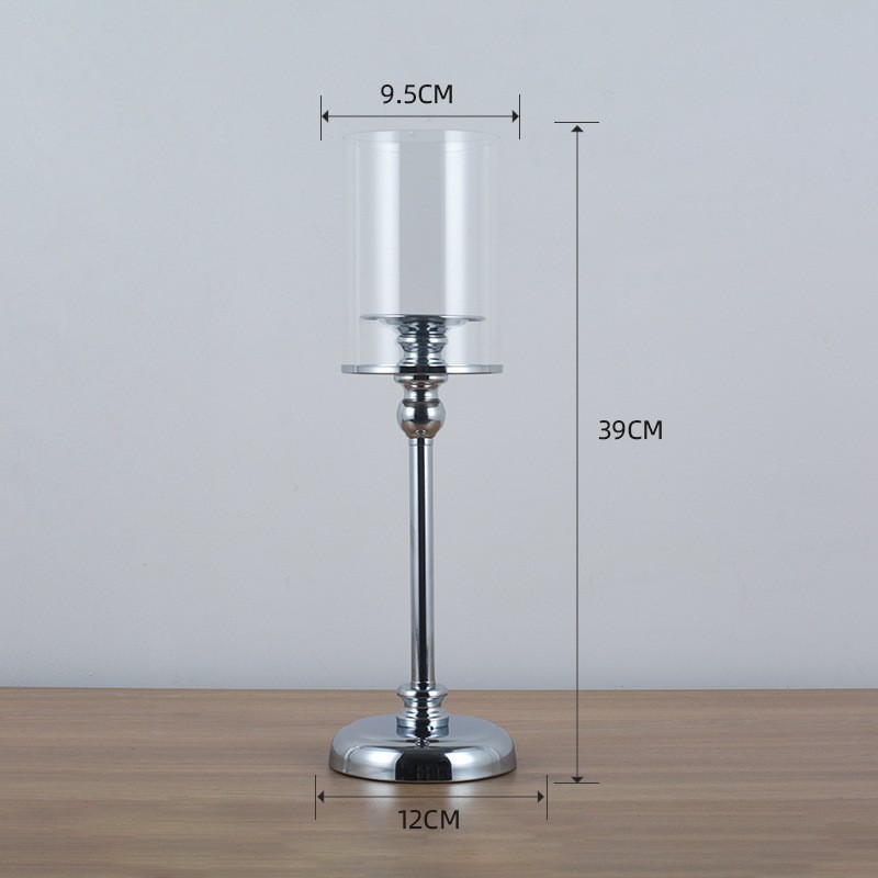 Vintage cena vela vela candelabro estilo europeo casero nórdico decoración lujosa mesa de comedor candelabro retro