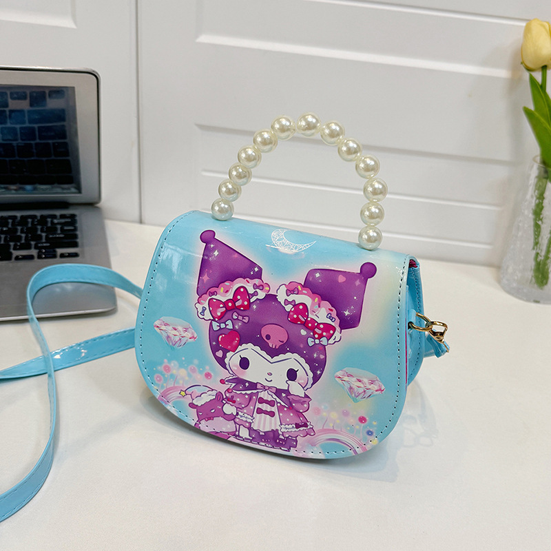 2024 caricatura Kulomi bolso de hombro para niños niñas adorables coreanos en jardín de infantes con bolso de cinturón