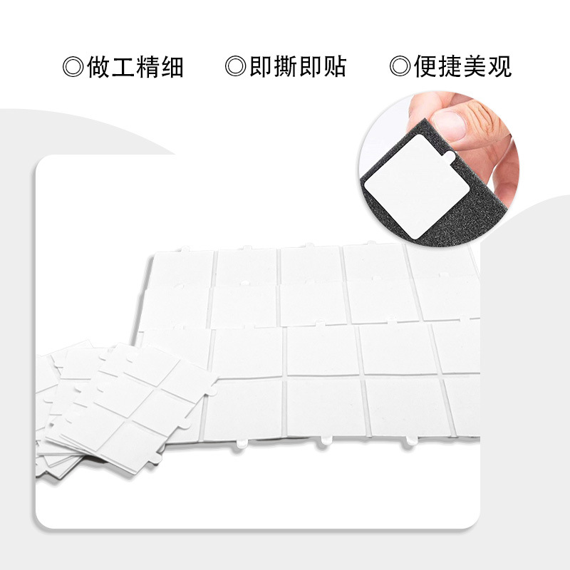 Cinta acrílica de doble cara, adhesiva fuerte, transparente, sin costuras, fácil de rasgar, fácil de pegar, fuerte fijación, sin dañar la pared, sin costuras, cinta de doble cara