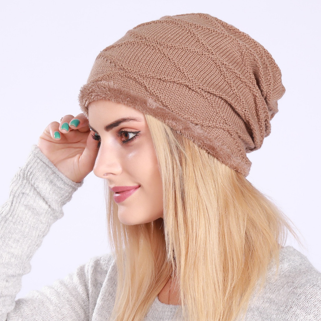 Knitted Beanie Hat For Men And Women Wool Warm Winter Hat_voghion.com