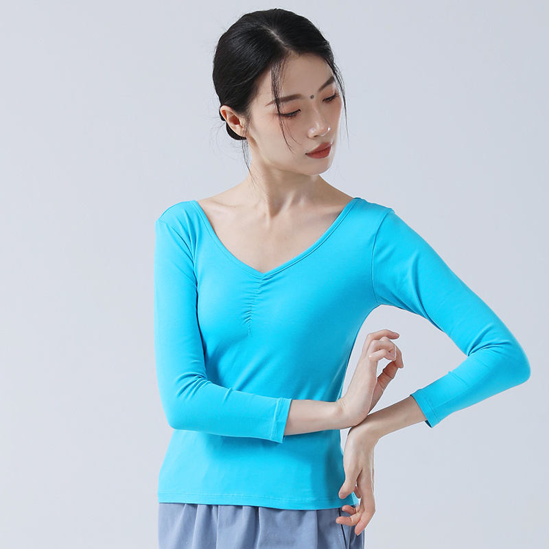 ダンスウェア 練習着 女性用 新作トップス モダンダンス 大人用 芸術試験 ヨガウェア ダンサー用 日常着 半袖|undefined