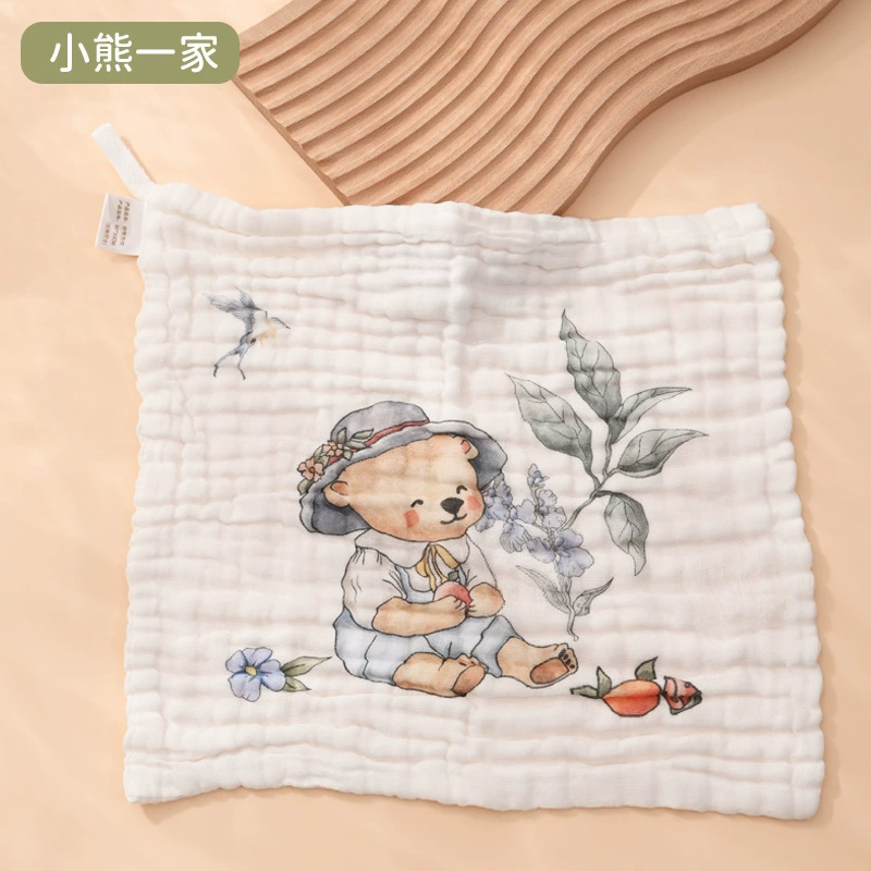 Марлевая косынка, лента, детское полотенце, детский нагрудник для еды, 30×30 см