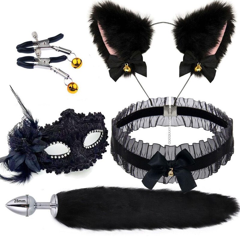 Halloween Headband Festival Performance Headband Cat Girl Cat Ear Headband Collar suit Girl Simple Hair Card Halloween Headband Festival Performance Headband Cat Girl Cat Ear Headband Collar suit Girl Simple Hair Card
