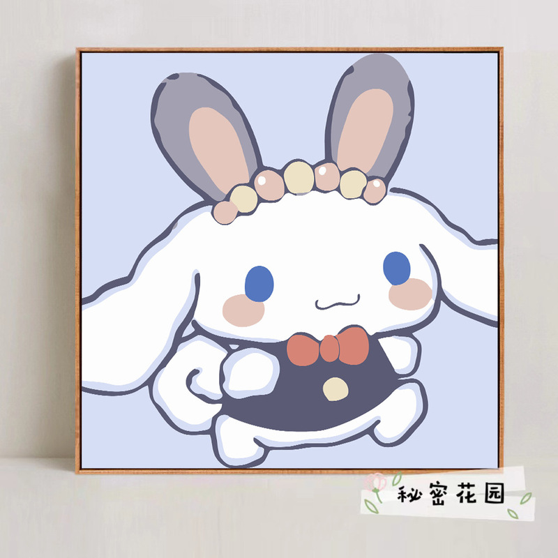 宮崎駿デジタル油絵DIY手描きぬりえ夏目友人帳ポニョ二次元アクリル画インスタ風|undefined