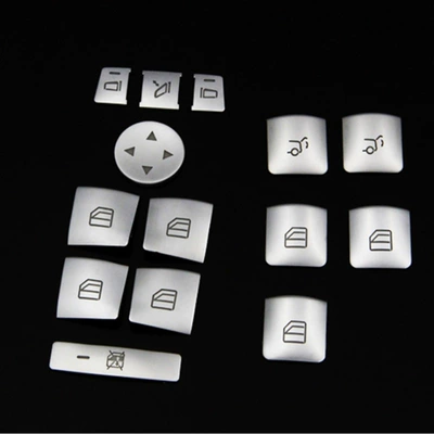 Suitable for Mercedes-Benz Old E C GLK CLA GLA ML GLE interior modification lift switch lift window button sticker