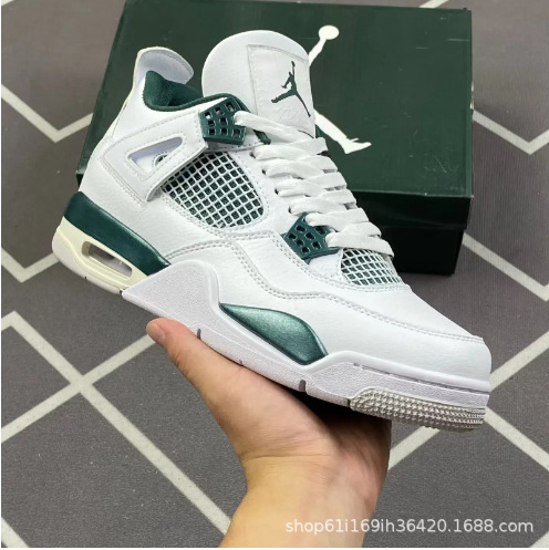 莆田靴 aj4 バスケットボールシューズロートップハイバージョン第一層牛革紳士靴と婦人靴カップルスポーツカジュアルシューズ|undefined