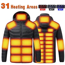 H 29026 Heating Cotton Jacket with Four Control Warm �Ŀغ�