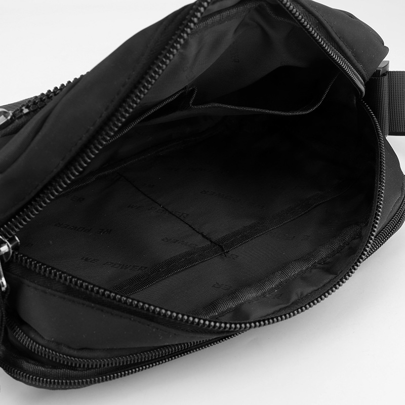 WEPOWER Bolso de hombro para hombre Bolso de mensajero de nailon casual de moda Estilo horizontal Personalidad Marca de moda Bolso de hombro