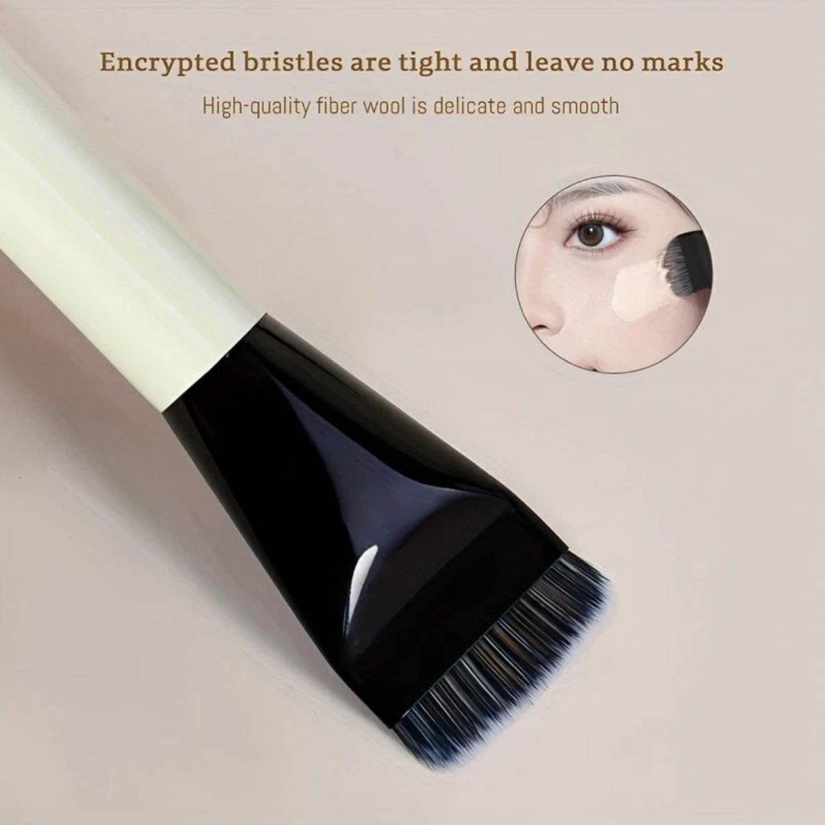 Professioneller Doppelseitiger Make-up Pinsel Für Foundation_voghion.com
