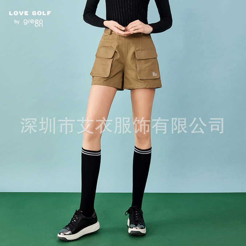 Women's GOLF Shorts Women's Summer New Women's Five-point Pants Slim-fit Slim-fit GOLF Outdoor Sports Shorts