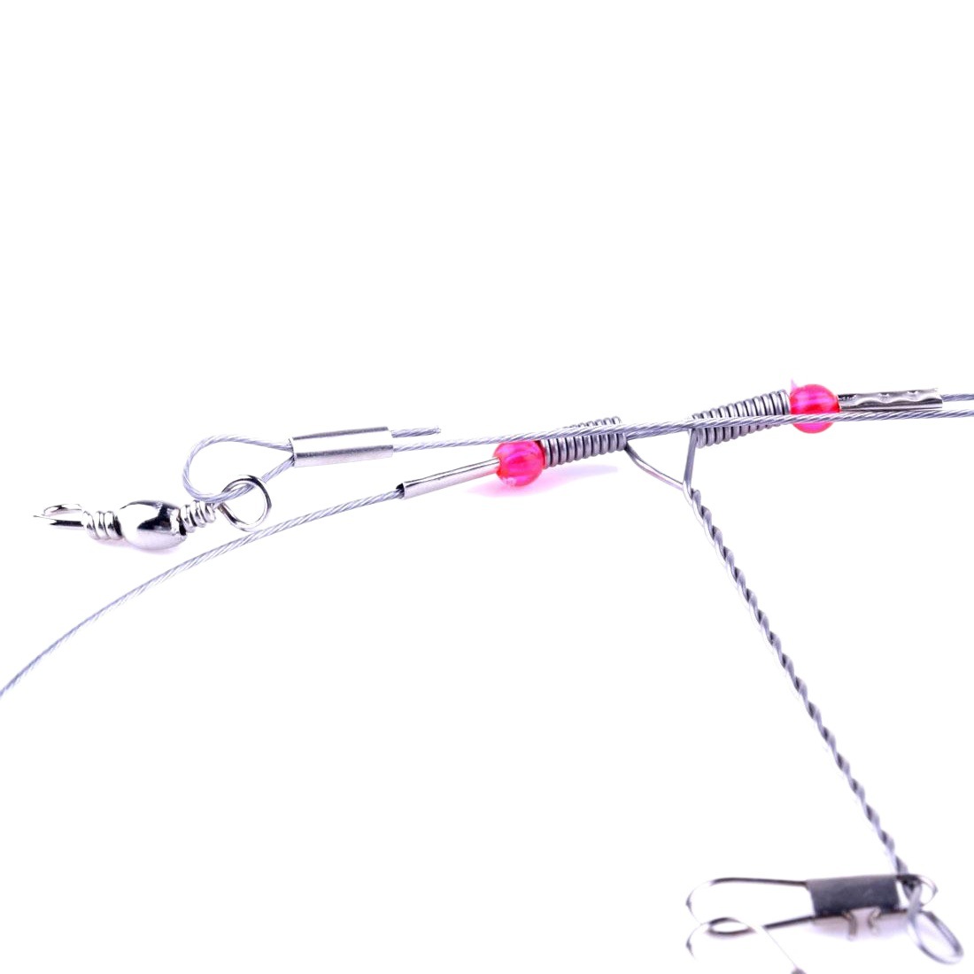Hengjia henjia popular alambre de acero equilibrio pesca cuerda gancho 10 unids mar pesca equilibrio soporte Accesorios