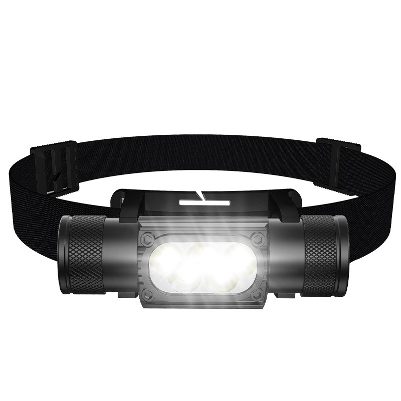 Nuevo fuerte luz LED faro gota resistente material de aleación de aluminio noche pesca camping ciclismo montañismo impermeable linterna al aire libre