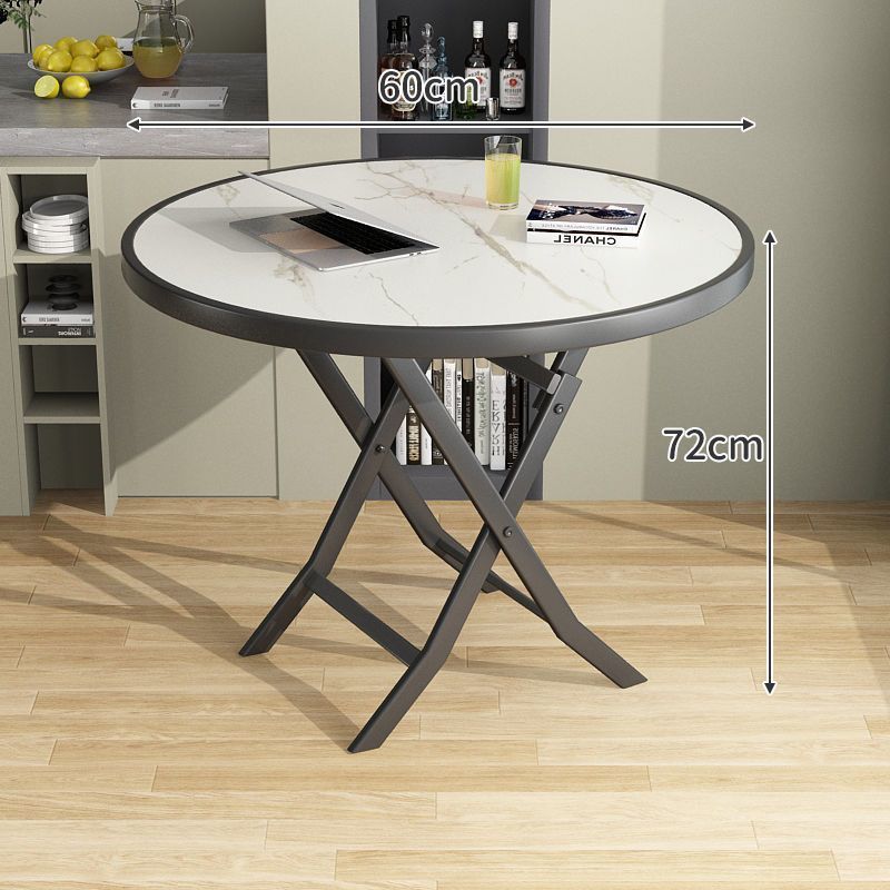 Mesa cuadrada plegable para casa de alquiler mesa de comedor pequeña mesa plegable simple mesa redonda portátil al aire libre pequeño Amazon