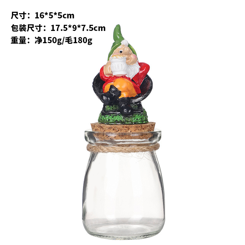 アマゾンクリスマス装飾品ins樹脂小人精霊ドワーフクリスマス装飾品キャンディー缶プレゼント|undefined