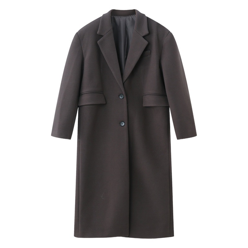 Mtlclothesメンズ | 2022秋の新商品の中で長いラシャコート風衣はコートの肩を厚くする