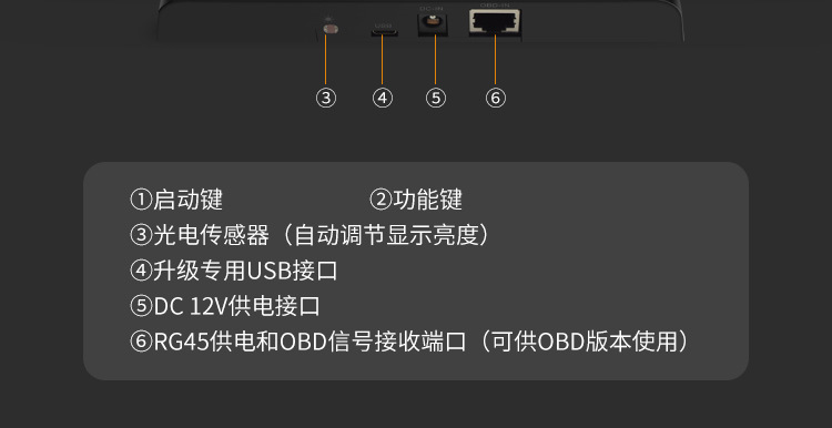 Car Hud Head-Up Display Tire Pressure Monitoring Internal and External Altitude Gps Speed Slope Voltage Compass High-Definition Display