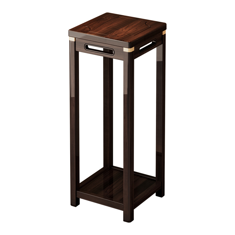 Nuevo estante de flores de estilo chino, estante de balcón, sala de estar para el hogar, soporte de almacenamiento de maceta de pie, decoración de jarrón, estante de mesa de flores