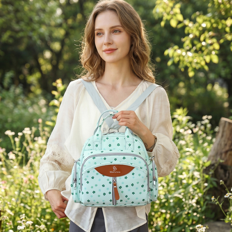 Wholesale Cross-Border Mommy Bag, Large Capacity Backpack for Women, Fashionable Milk Storage Bag, Lightweight Backpack for Moms with Kids, Mother and Baby Bag Wholesale Cross-Border Mommy Bag, Large Capacity Backpack for Women, Fashionable Milk Storage Bag, Lightweight Backpack for Moms with Kids, Mother and Baby Bag