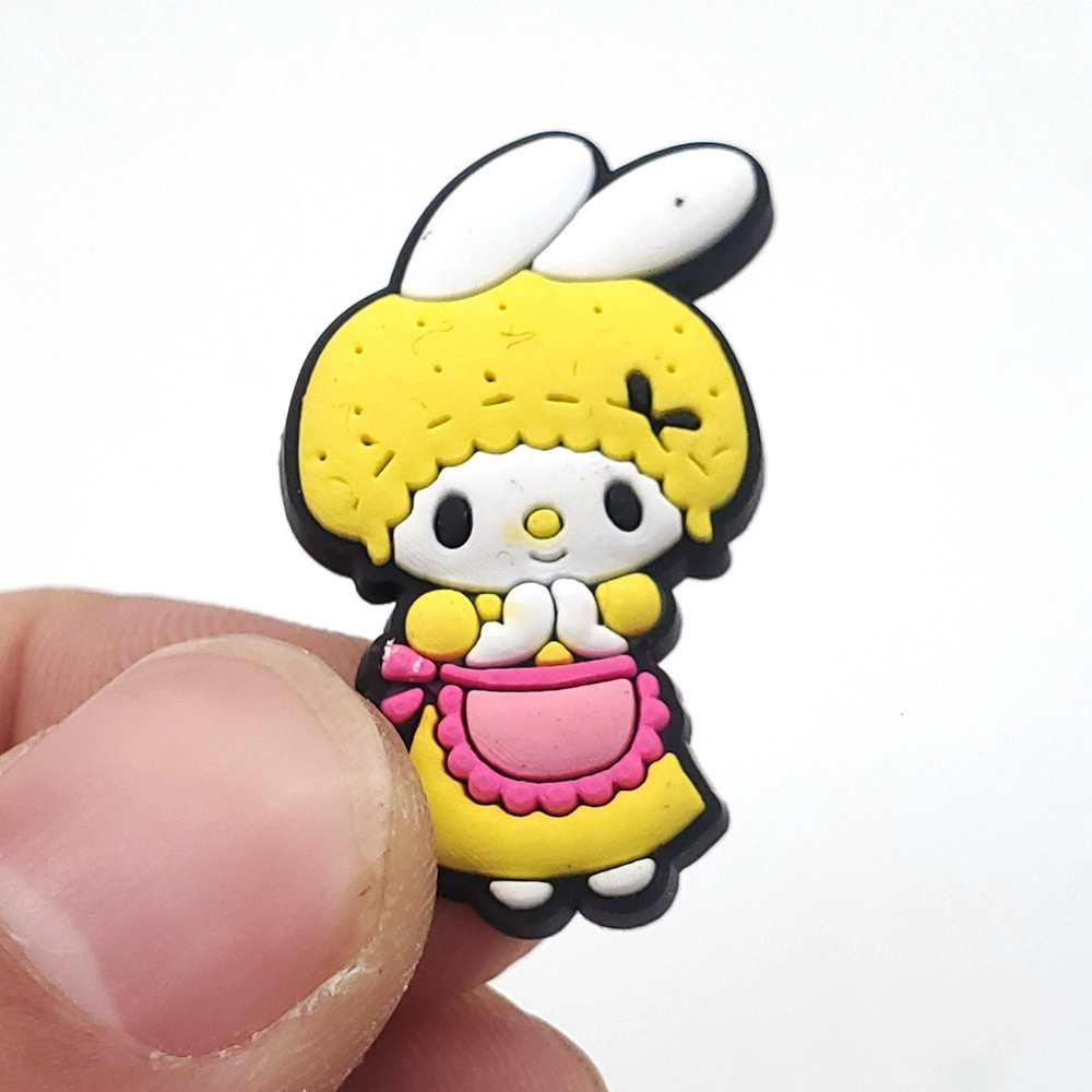 Подвески для обуви (Sanrio) Kuromi & My Melody Croc Jibbitz, assorted flower buckles, мультицветный набор