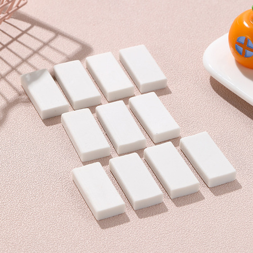 Cross-border pure white eraser for students, exams, painting, art, TPR environmental protection, children's stationery wholesale, promotional eraser T
