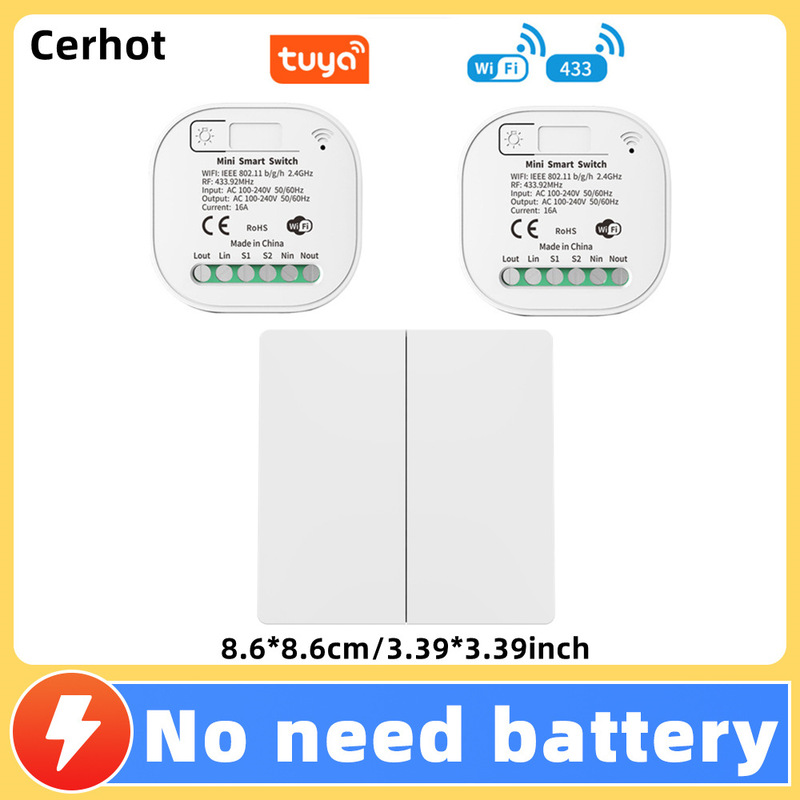 配線不要、電池不要、防水、自動電力スイッチ、ロッカータイプ家庭用ワイヤレスカジュアルリモコンスイッチ|undefined