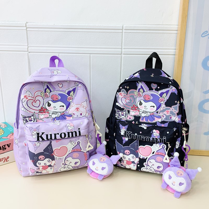 Cartoon Bag 2025 New Kidsren's Backpack Ultra-Light High-Value Exquisite Pendant Kindergarten Family Travel Backpack