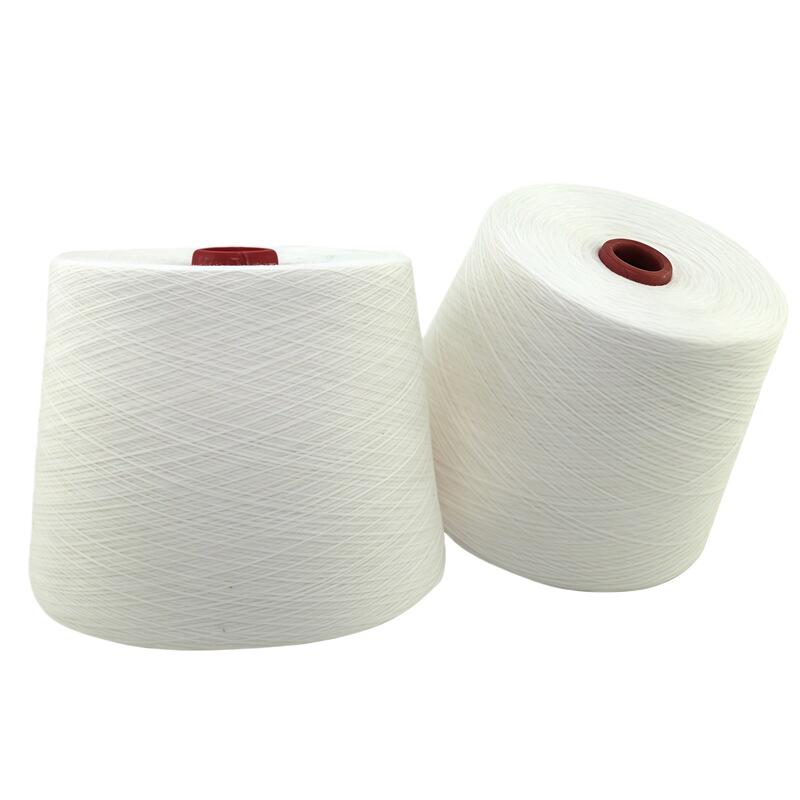 Polyester-Cotton Slub Yarn/Cvc 60/40 Blended Slub Yarn/Plain Yarn 17S 21S 26S 32S Single Strand Twisted Yarn