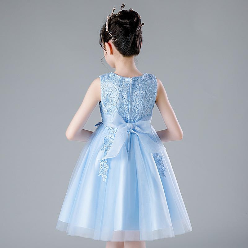 Vestido de princesa de niños de verano ropa de niños vestidos de verano de chicas vestidos de niños pequeños y medianos vestidos de espectáculo de ropa