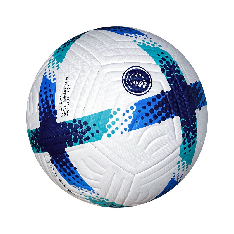 Juego de la Premier League máquina de coser mano de coser pu4 5 fábrica de fútbol al por mayor comercio exterior 18 generación azul