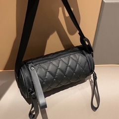 菱形円筒バッグ レディースバッグ クロスボディバッグ バケットバッグ オックスフォード布 ショルダーバッグ シンプル カジュアル 菱形バケットバッグ