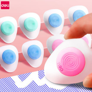 Deli Thermal Erasable Eraser Erasable Gel Pen Erasable Eraser Primary School Student Magic Eraser Stick Wholesale