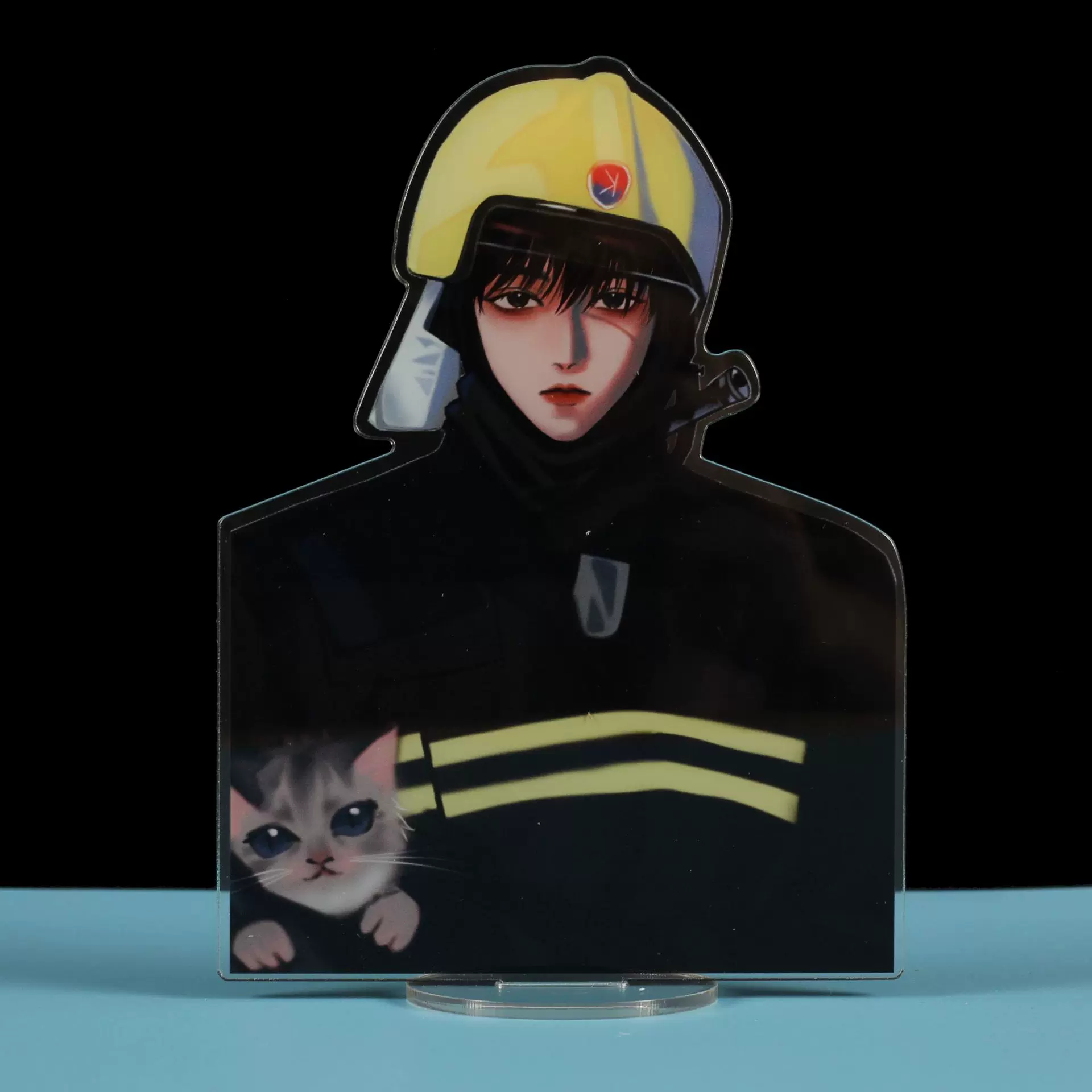 厂家批发卡通立牌明星照片有机玻璃动漫手办批发 亚克力钥匙扣