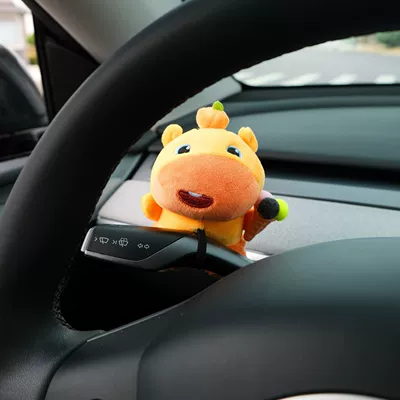 Cute Car Accessories Seatbelt Seat belt shoulder pad - ice-cream-capybara-lulu-huaibing-doll-no-specifications