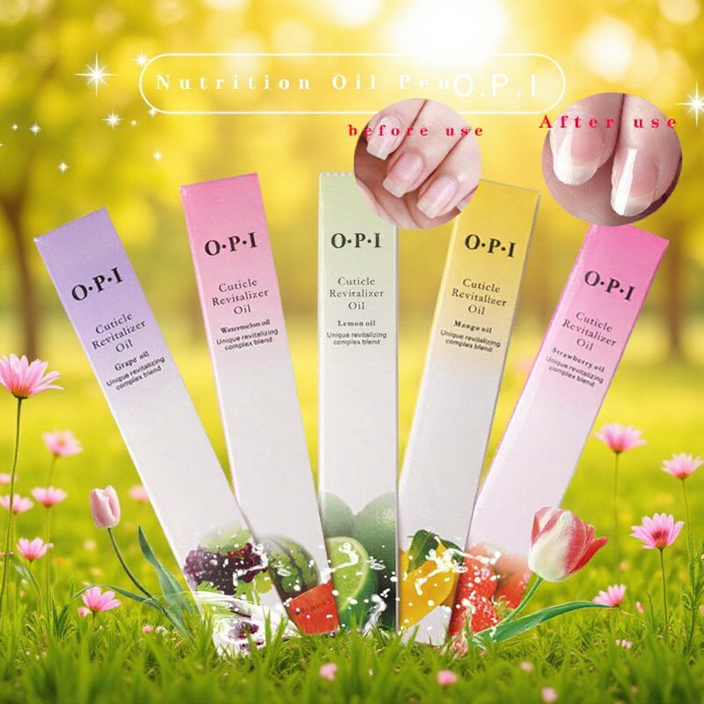 Cross-Border Export Fruit Plant 15-Flavor Nail Edge Care Pen Professional Manicure Nail Nutrition Oil Skin Supplies