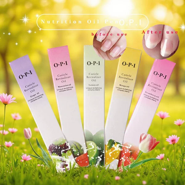 Cross-Border Export Fruit Plant 15-Flavor Nail Edge Care Pen Professional Manicure Nail Nutrition Oil Skin Supplies