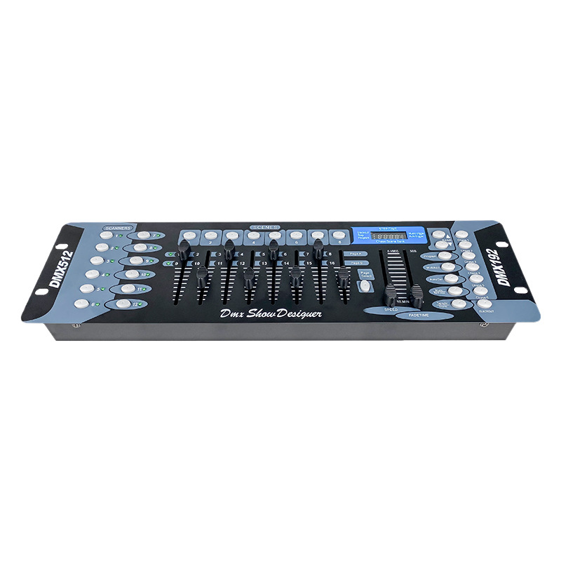 Consola DMX512 consola 192 consola de iluminación controlador de consola par haz de luz Barra de luz principal móvil luz de la etapa