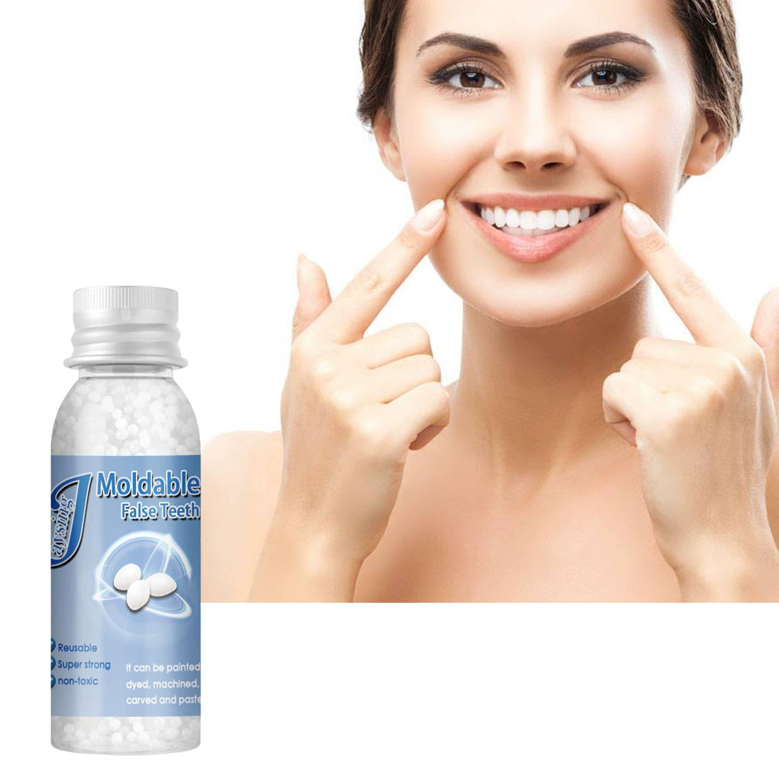 Клей для временного пломбирования зубов Jaysuing, формовочный, для пломбирования кариеса, сколов и зазоров, пленка для макияжа и протезирования.