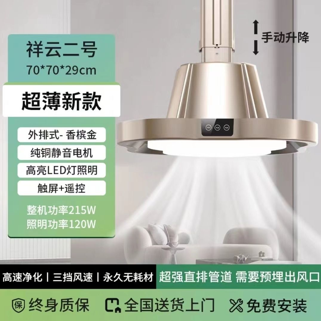 [초강력 흡입 및 저소음] 다이렉트 배기 - 리틀 옐로우 V1 - 로얄 골드 - 플래그십 - 설치 미포함