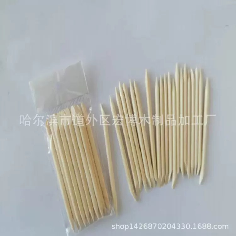 厂家供应桦木签-美甲签-美容签-指甲挑-泥挑-桔木棒指甲套装