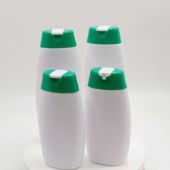 工場卸売り200ML 400MLシャンプーリンス乳液瓶バヨネット蓋異形PE平瓶