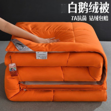 羽绒被95白鹅绒羽毛被子加厚保暖冬被春秋被芯单双人宿舍棉褥
