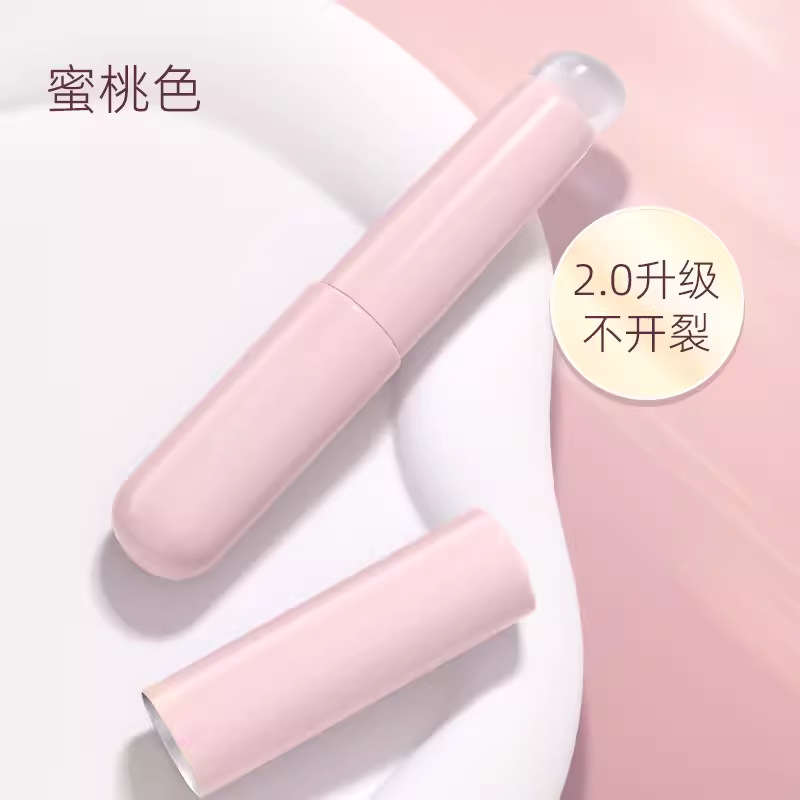 Q cepillo de labios de silicona suave con tapa cepillo de mascarilla de labios portátil lápiz labial especial mini lápiz labial de punta redonda cepillo de maquillaje image 10