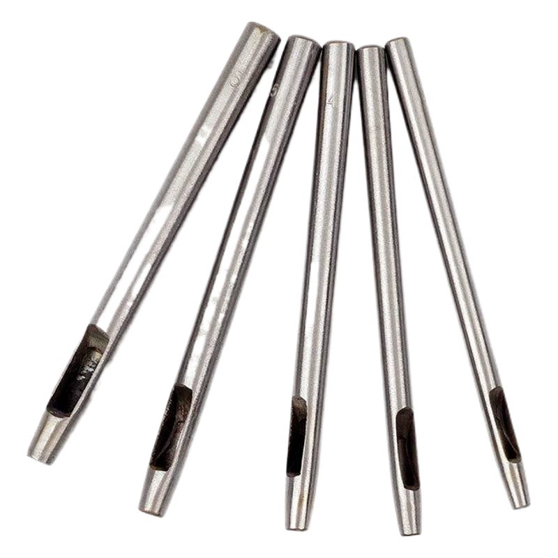 Золотой резной кожаный ремень штамповка стальной круговой штамповки ремень полой штамповки DIY кожаный полностью стальной открыватель перфоратора