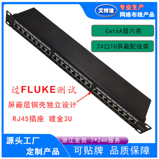 �����24�������侀�� 1U�C��ʽ CAT6A�f�יC�����̲�������