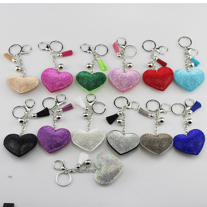 1 Piece Vacation Simple Style Heart Shape Alloy Keychain display picture 2