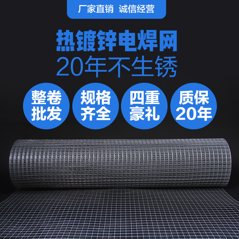 Galvanized Welded Wire Mesh Fence, Barrier, Farming Fence, Outdoor Mesh with Small Holes – Rodent-Proof, Steel Protective Wire with Hot-Dip Galvanization